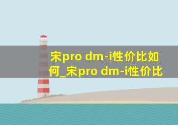 宋pro dm-i性价比如何_宋pro dm-i性价比